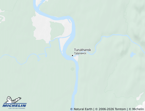 MICHELIN-Landkarte Turukhanski Rajon - ViaMichelin
