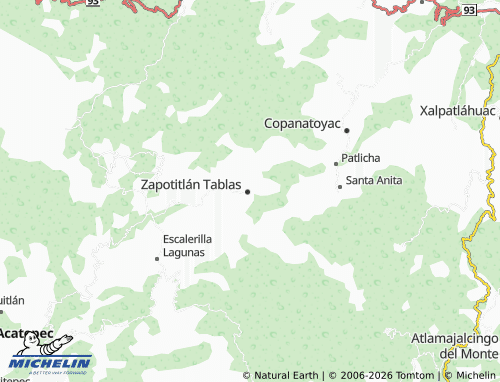 MICHELIN El Calvario map - ViaMichelin