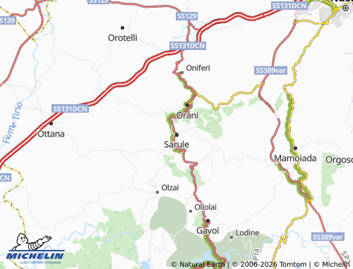 Carte MICHELIN Sarule - ViaMichelin