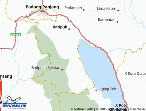 MICHELIN Padang Laweh Malalo map - ViaMichelin