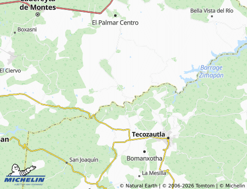 MICHELIN-Landkarte La Cruz - ViaMichelin