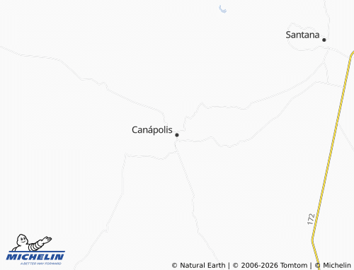 Carte MICHELIN Canápolis - ViaMichelin