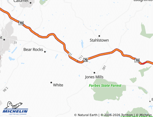 Mappa MICHELIN Donegal - ViaMichelin