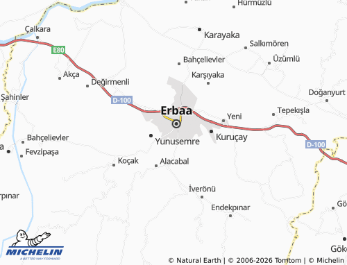 MICHELIN Ahmet Yesevi map - ViaMichelin