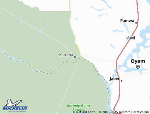 MICHELIN-Landkarte Karuma - ViaMichelin