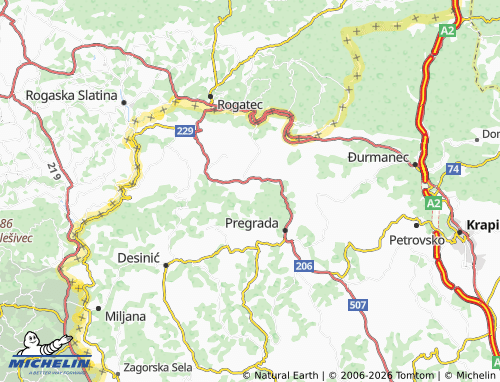 Mapa MICHELIN Kostel - ViaMichelin
