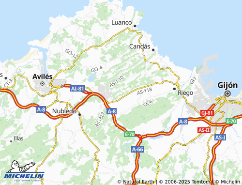 MICHELIN Llorgozana map - ViaMichelin