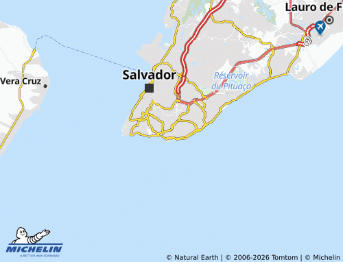 Carte MICHELIN Santa Cruz - ViaMichelin