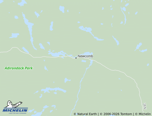 Mappa MICHELIN Newcomb - ViaMichelin