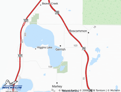 Mappa MICHELIN Gerrish - ViaMichelin