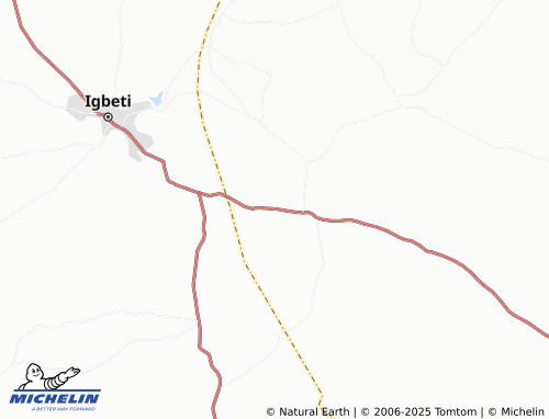 MICHELIN Bakase map - ViaMichelin