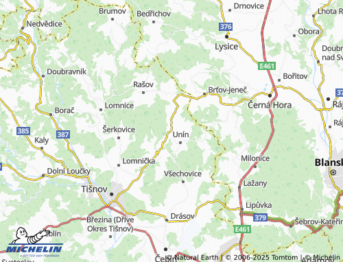 MICHELIN-Landkarte Rohozec - ViaMichelin