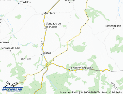 MICHELIN Malpartida map - ViaMichelin
