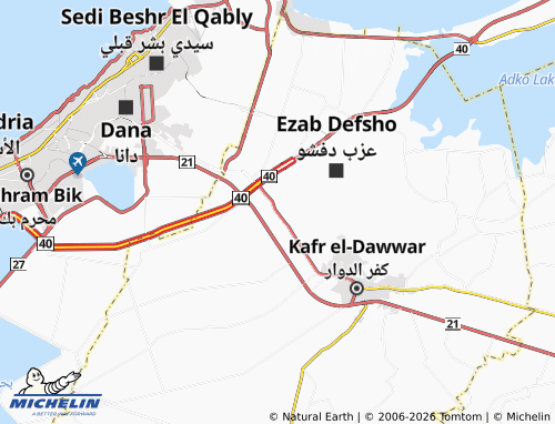 Mapa MICHELIN al-Bayda - ViaMichelin