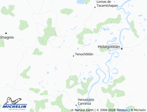 Mapa MICHELIN Tenochtitlán - ViaMichelin
