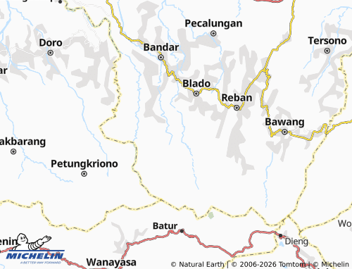 MICHELIN-Landkarte Kembanglangit - ViaMichelin