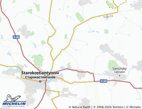 Carte MICHELIN Nemyrivka - ViaMichelin