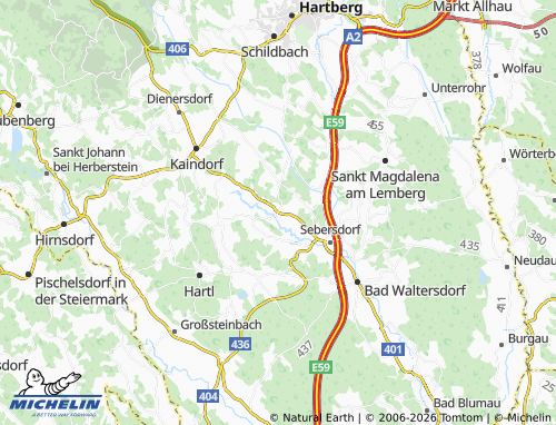 MICHELIN Ebersdorf map - ViaMichelin