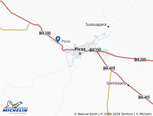 MICHELIN Boa Vista map - ViaMichelin