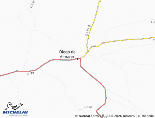 Mappa MICHELIN Diego de Almagro - ViaMichelin