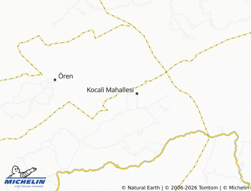 MICHELIN Aşağıçamlı map - ViaMichelin