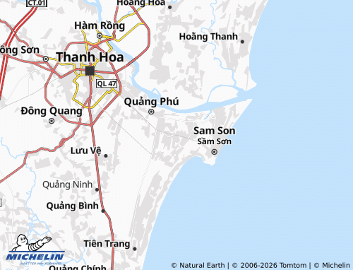 Mapa MICHELIN Quảng Thọ - ViaMichelin