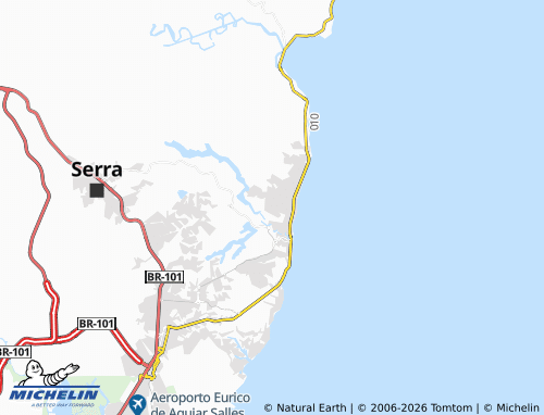 MICHELIN Costa Dourada map - ViaMichelin