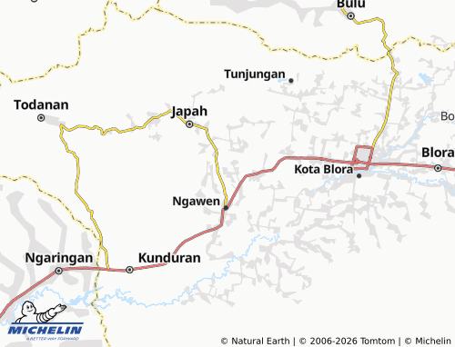 Mapa MICHELIN Sambongrejo - ViaMichelin