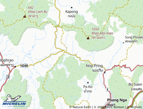 Kaart MICHELIN Thung Kha Ngok - ViaMichelin
