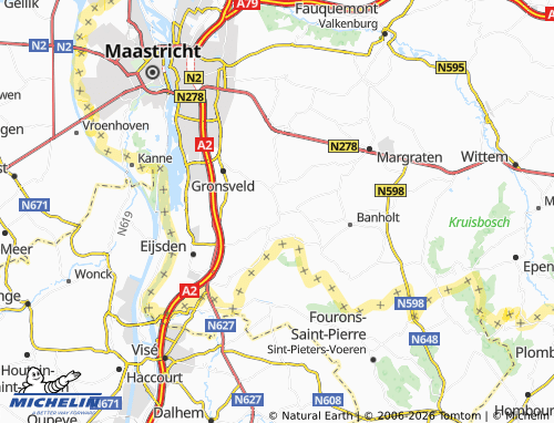 Mapa MICHELIN Sint Geertruid - ViaMichelin