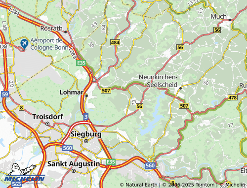 MICHELIN Algert map - ViaMichelin