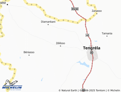 MICHELIN Zélésso map - ViaMichelin