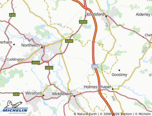 Carte MICHELIN Lach Dennis - ViaMichelin