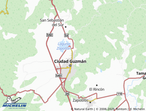 Mapa MICHELIN Emiliano Zapata - ViaMichelin