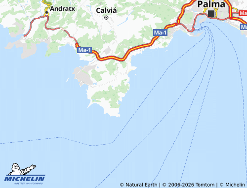 Mapa MICHELIN Sol de Mallorca - ViaMichelin