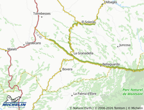 MICHELIN-Landkarte La Granadella - ViaMichelin