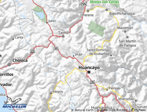 MICHELIN Jauja map - ViaMichelin