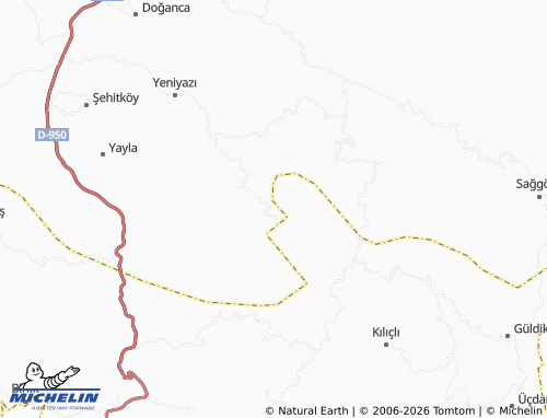 MICHELIN Büyükçağ map - ViaMichelin