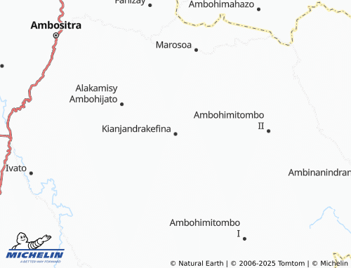 MICHELIN Kianjandrakefina map - ViaMichelin