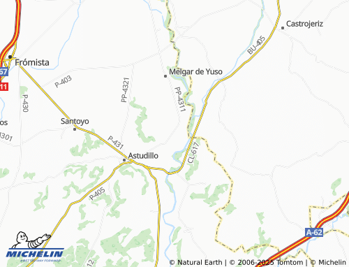 MICHELIN Villodre map - ViaMichelin