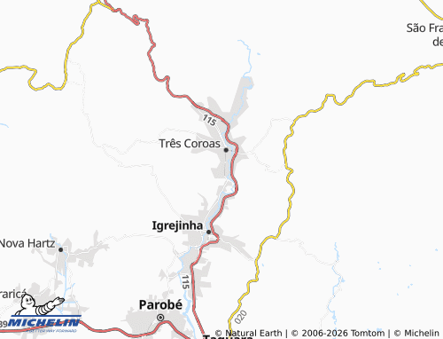 Mappa MICHELIN Vila Nova - ViaMichelin