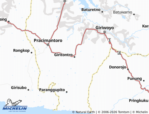 MICHELIN-Landkarte Giritontro - ViaMichelin