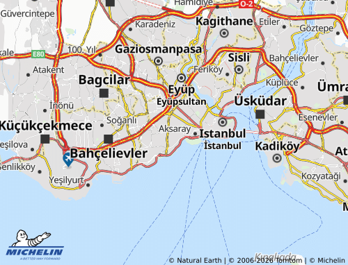 MICHELIN-Landkarte Silivrikapi - ViaMichelin