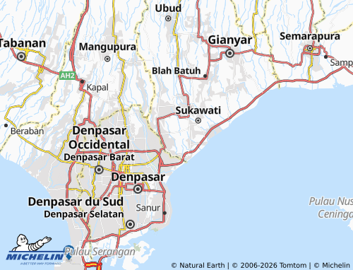 Mapa MICHELIN Batubulan Kangin - ViaMichelin