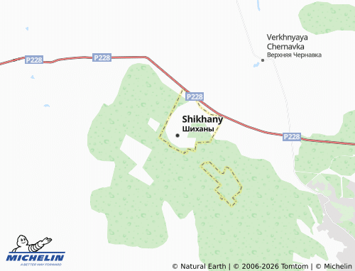 MICHELIN-Landkarte Shikhany - ViaMichelin
