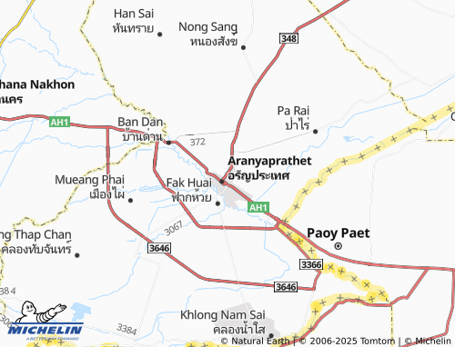 MICHELIN Ban Mai Nong Sai map - ViaMichelin
