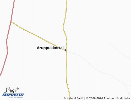 Carte MICHELIN Aruppukkottai - ViaMichelin