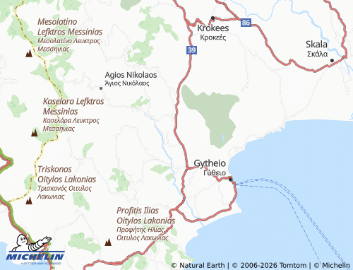MICHELIN Aigies map - ViaMichelin