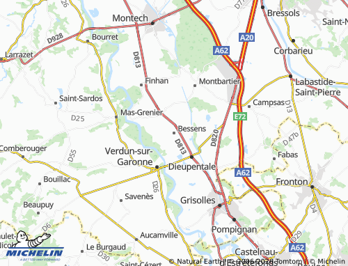 Mappa MICHELIN Bessens - ViaMichelin