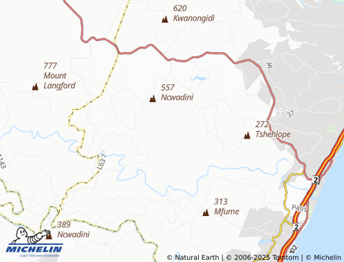 MICHELIN Kwa Rwayi map - ViaMichelin